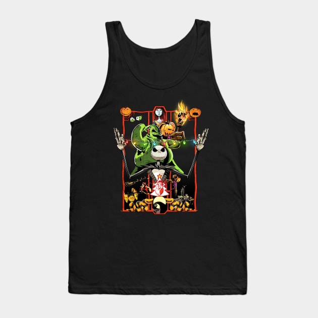 Enter the Nightmare Tank Top by amodesigns